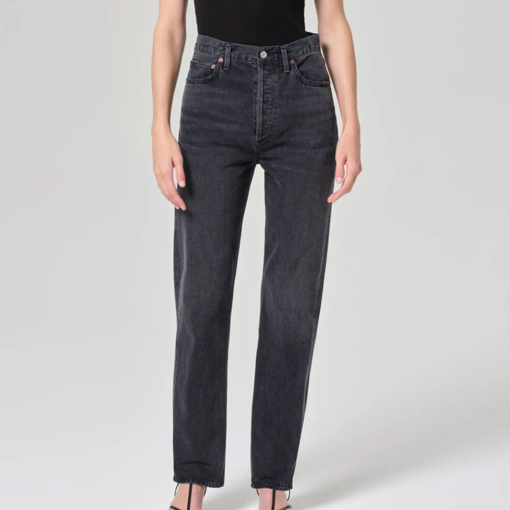 Agolde Pinch Waist High Rise Straight Jeans *PETITE